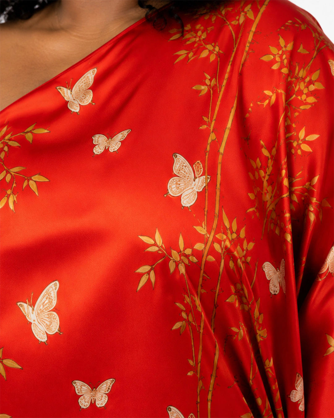 Flutter One-Shoulder Dress