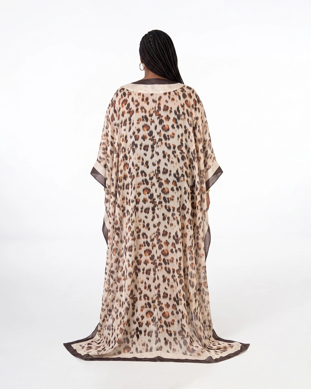 Printed Chiffon Kaftan