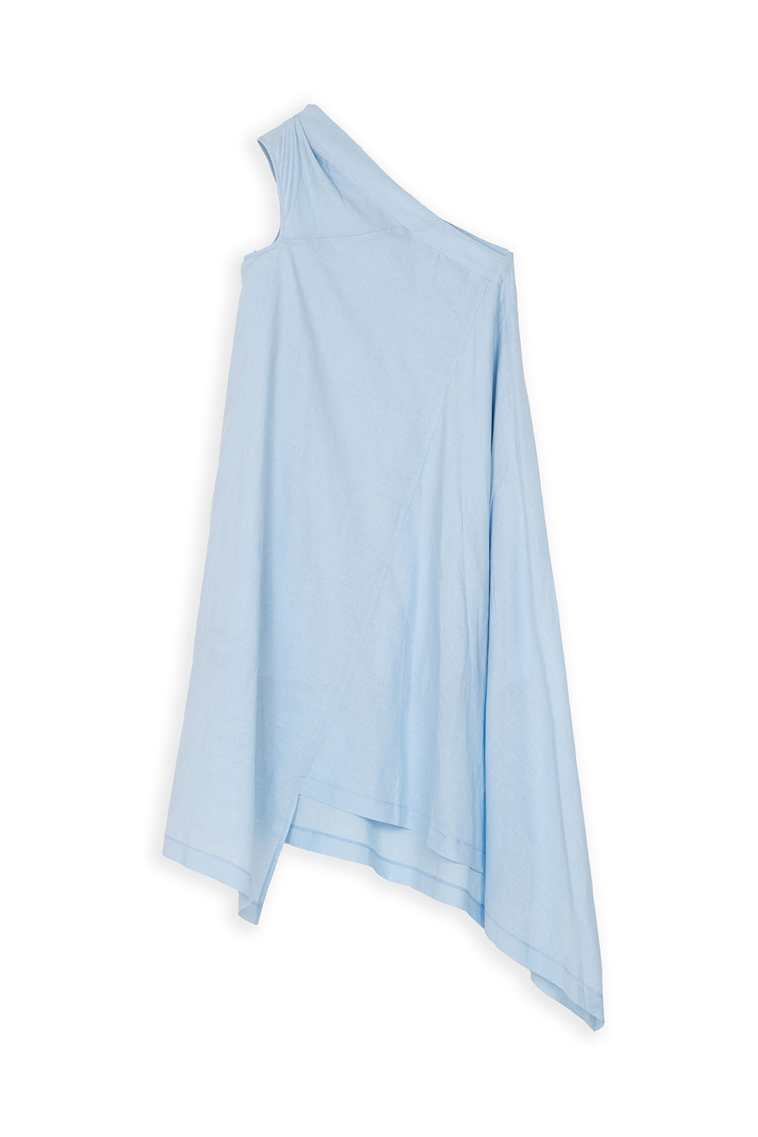 Sky Mist One-Shoulder Dress