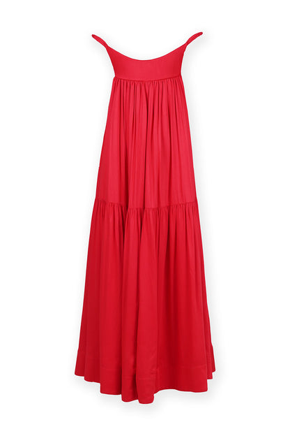 Scarlet Off-Shoulder Maxi Dress
