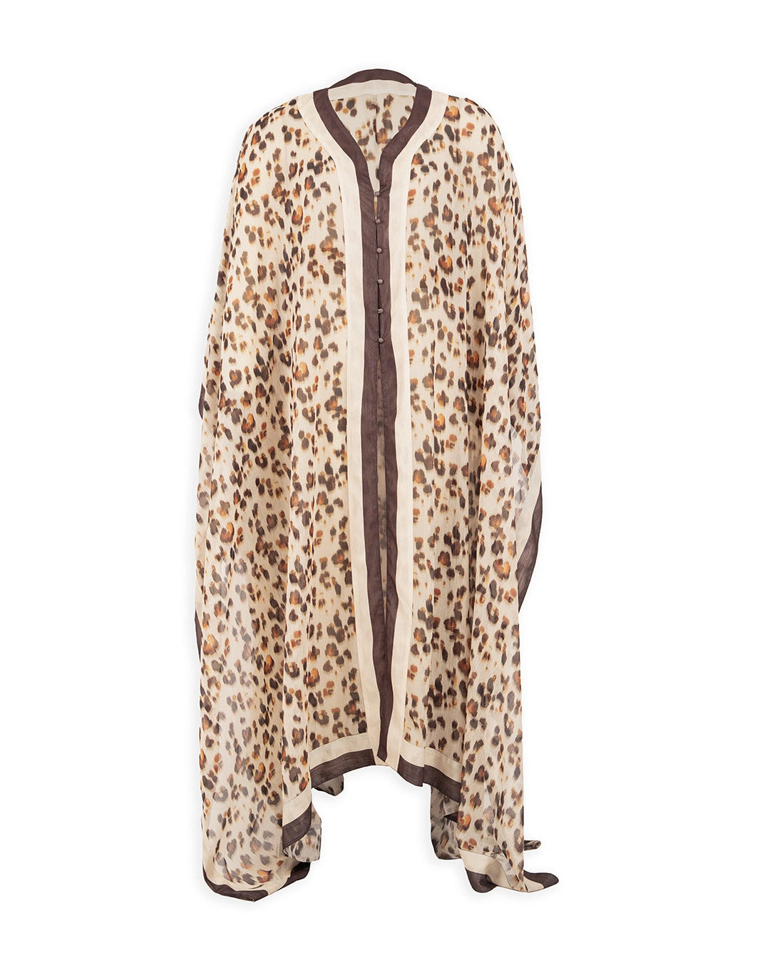 Printed Chiffon Kaftan