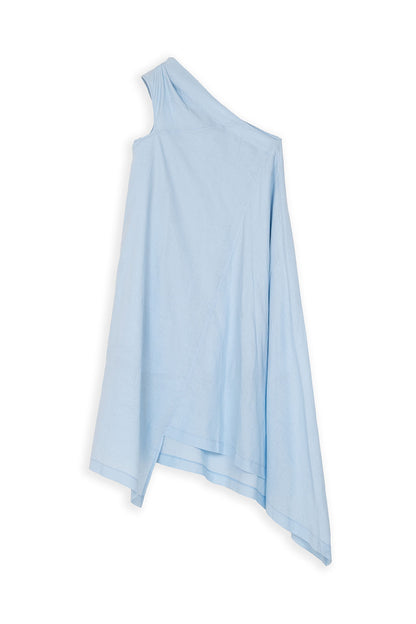 Sky Mist One-Shoulder Dress