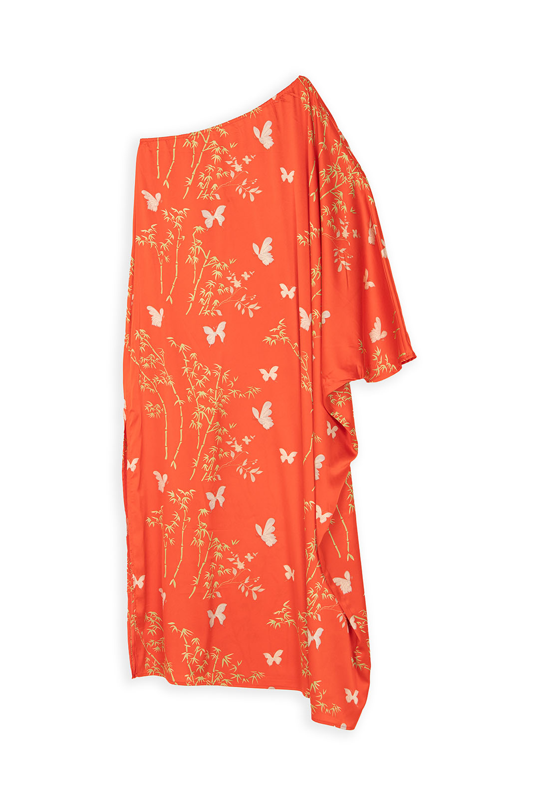 Flutter One-Shoulder Dress